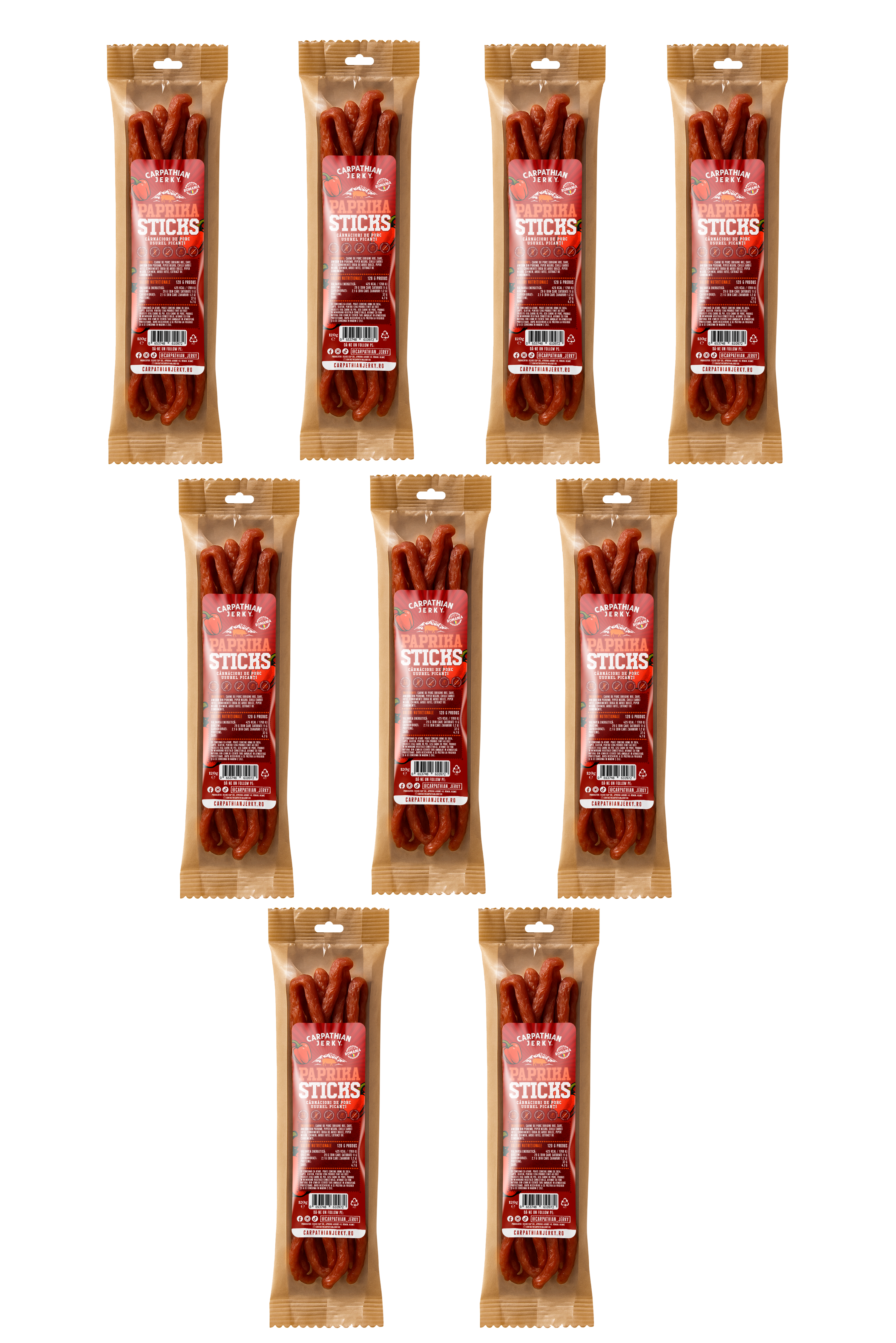 Carpathian Jerky Paprika Sticks